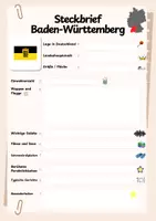 Vorschau - Arbeitsblätter - Materialpaket Plus - Baden-Württemberg | Lesetext - Steckbrief - Lückentext - Suchsel (inkl. Lösungen) - Seite 2