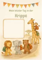 Vorschau - Arbeitsblätter - Meine Krippenzeit - Portfolio - "Afrikas Tiere" Ergänzungsset - Seite 3