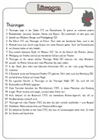 Vorschau - Arbeitsblätter - Lückentext Thüringen + Lösungen - Seite 1