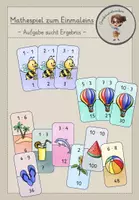 Vorschau - Spiele - Mathespiel zum Einmaleins - Aufgabe sucht Ergebnis - Deckblatt