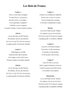 Aperçu - Inclusion - Chanson les Rois de France (cycle 3) - Page de couverture