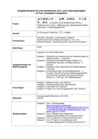 Vorschau - Klassenarbeiten - Lernaufgabe Chinesisch fortgeführt - Deckblatt