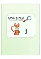 Vorschau - Arbeitsblätter - Schau genau! 10 Klettmappen zur visuellen Wahrnehmung - Seite 1