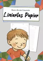 Vorschau - Anderer Materialtyp - Liniertes Papier mit schmalem und breitem Rand - Deckblatt