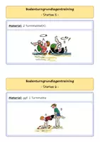 Vorschau - Stationenlernen - Stationskarten zur Vorbereitung / Einstimmung aufs Bodenturnen - Seite 3