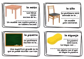 Vorschau - Spiele - Bingo - Spanisch - Klassenraum und Unterrichtsmaterial - Seite 1