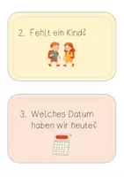 Vorschau - Präsentationen/Tafelbilder - Ringbuch/ Leitfaden für Schüler*innen für den Morgenkreis - Seite 2