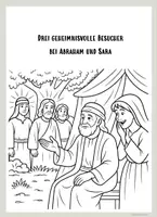 Vorschau - Stundenentwürfe - Unterwegs mit Gott: Abraham und Sara - Drei geheimnisvolle Besucher - Seite 1