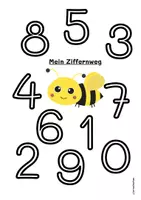 Vorschau - Stationenlernen - Visualisierung Ziffernweg Bienenklasse - Seite 2