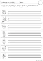 Vorschau - Arbeitsblätter - Schleichdiktat Halloween - (2. Klasse / 3. Klasse / 4. Klasse) - Seite 2