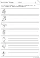 Vorschau - Arbeitsblätter - Schleichdiktat Halloween - (2. Klasse / 3. Klasse / 4. Klasse) - Seite 3