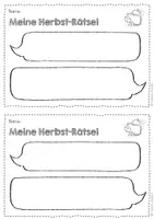 Vorschau - Arbeitsblätter - Herbst Rätsel - (2. Klasse / 3. Klasse) - Seite 2