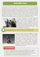 Vorschau - Arbeitsblätter - Amerikanischer Bürgerkrieg: Ursachen, Schlachten, Reconstruction, Folgen - Seite 1
