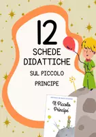 anteprima - Esercizi - Schede didattiche Il Piccolo Principe - Pagina di copertina