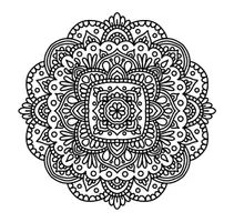 Vorschau - Arbeitsblätter - Mandalas – 10 Designs zum Ausmalen und Gestalten - Seite 1