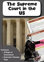 Vorschau - Arbeitsblätter - US Politics Materialpaket: Constitution, Government Branches, President, Elections, Political Parties - Seite 1