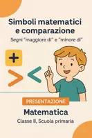 anteprima - Presentazioni / Lavagne - Segni “maggiore di” e “minore di” - Pagina di copertina