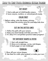 Aperçu - Feuilles d'exercices - Scissor Skills Practice Activity Workbook - Page 1