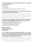 anteprima - Compiti in classe/Test - Geometria dei quadrilateri: Proprietà del trapezio - Pagina 3