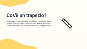 anteprima - Presentazioni / Lavagne - Geometria dei quadrilateri: Proprietà dei trapezi - Pagina 2