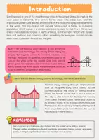 Vorschau - Arbeitsblätter - San Francisco: Golden Gate Bridge, Alcatraz, Kultur, Klima - Seite 1