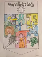 Vorschau - Arbeitsblätter - Das bin ich - Puzzle - Deckblatt