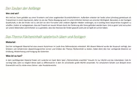 Vorschau - Arbeitsblätter - Flächeninhalte würfeln - Seite 1