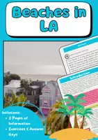 Vorschau - Arbeitsblätter - Santa Monica & Venice Beach: Strände in Los Angeles entdecken - Deckblatt