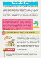 Vorschau - Arbeitsblätter - Santa Monica & Venice Beach: Strände in Los Angeles entdecken - Seite 1