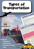 Vorschau - Arbeitsblätter - Types of Transportation: Englischunterricht - Deckblatt