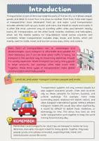 Vorschau - Arbeitsblätter - Types of Transportation: Englischunterricht - Seite 1