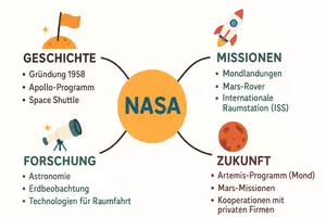 Vorschau - Arbeitsblätter - Arbeitsblätter zum Thema "NASA" + Lösung & MP3 + Mindmap + Infografik - Seite 2