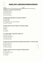 anteprima - Quiz - Christmas Songs in English quiz - Pagina 1