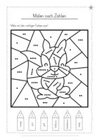 Vorschau - Arbeitsblätter - Rechnen und Malen ZR 10 Herbst differenziert Materialpaket - Seite 3