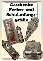 Vorschau - Spiele - Geschenke Einschulung Ferien Gruß - Deckblatt