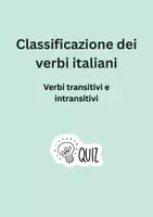 anteprima - Compiti in classe/Test - Quiz verbi italiani: verbi transitivi e intransitivi - Pagina 1