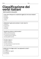 anteprima - Compiti in classe/Test - Quiz verbi italiani: verbi transitivi e intransitivi - Pagina 2