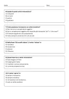 anteprima - Compiti in classe/Test - Quiz verbi italiani: verbi transitivi e intransitivi - Pagina 3