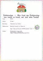 Vorschau - Präsentationen/Tafelbilder - Eichhörnchen - Was frisst das Eichhörnchen was macht es krank, wer sind seine Feinde? - Seite 1