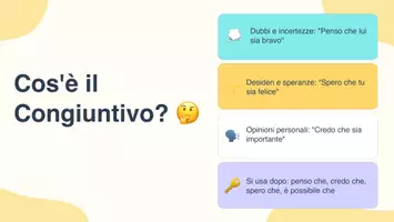 anteprima - Presentazioni / Lavagne - Modi verbali italiani: congiuntivo del verbo 'Essere' - Pagina 3