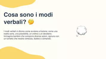 anteprima - Presentazioni / Lavagne - Modi Verbali Italiani: Modi verbali finiti e infiniti - Pagina 2