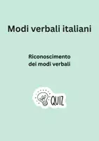 anteprima - Compiti in classe/Test - Quiz:riconoscimento dei modi verbali - Pagina 1