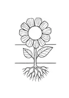 anteprima - Materiale di supporto/inclusione - Righe di prato, terra e cielo per quaderno - Pagina 1