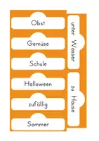 Vorschau - Spiele - Silbenspiel - Freiarbeitsmaterial Klasse 1 - Seite 2