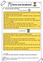 Vorschau - Arbeitsblätter - Streit und Vergebung (Teil 4- Ich und die anderen) Kl. 5/6 - Seite 1