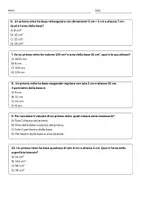 anteprima - Quiz - Calcolo del Volume dei Prismi Retti - Pagina 2
