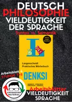 Vorschau - Arbeitsblätter - Syntax vs. Semantik (VD Sprache AB 4) - Deckblatt
