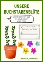 Vorschau - Poster - Unsere Buchstabenblüte – Lernfortschritt sichtbar machen - Deckblatt