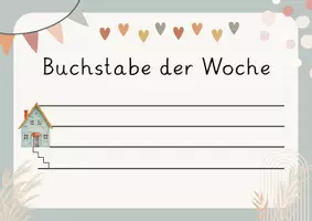 Vorschau - Poster - Unsere Buchstabenblüte – Lernfortschritt sichtbar machen - Seite 1
