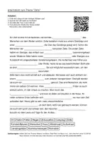 Vorschau - Arbeitsblätter - Arbeitsblätter zum Thema "Zelte" + Lösung & MP3 + - Deckblatt